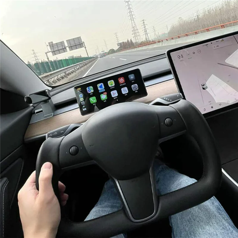 Рулевое колесо Yoke для Tesla Model Y 2021/10/1-23 рулевое гонок индивидуальный стиль без