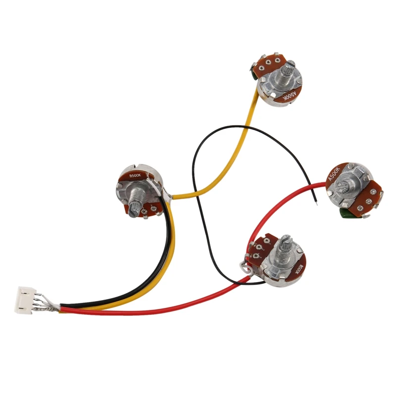 Набор проводки для электрогитары Lp Electric Guitar Pickups Circuit Wiring Harness 2T2V 500K Pots 3 Way Switch For Gibson Les Paul Style on.