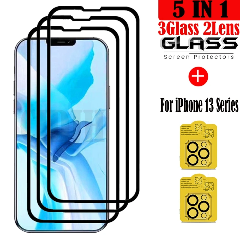 

Full Glue Glass For iPhone 13 Pro Screen Protector Tempered Glass For iPhone 13 Pro Max Protective Film For iPhone 13 Mini