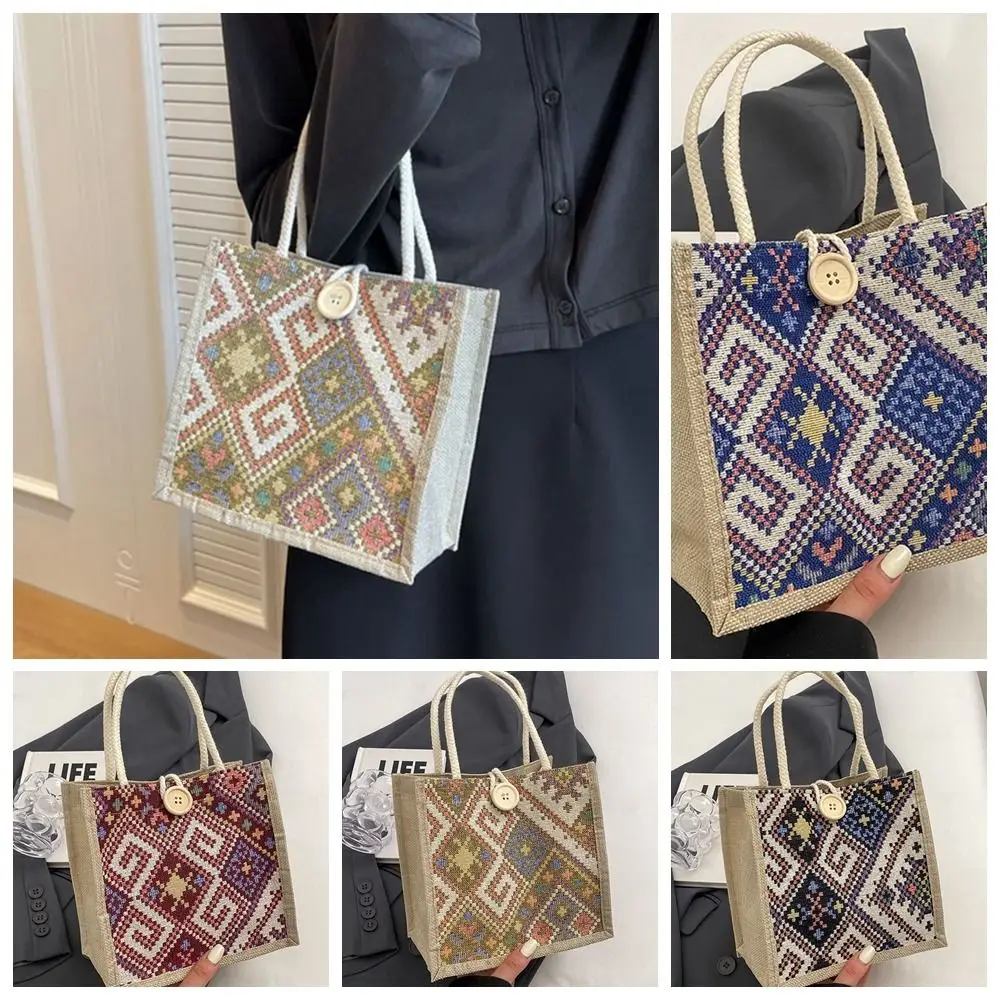Холщовая сумка с вышивкой в этническом стиле | AliExpress