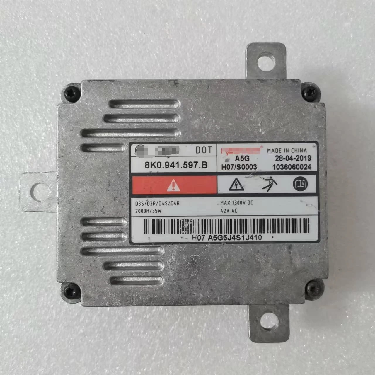 Оригинальный 8K0.941.597.B D3S балласт для Audi A6L A4L Q5 Q3 Magotan Passat ксеноновый 8K 0941597 Б