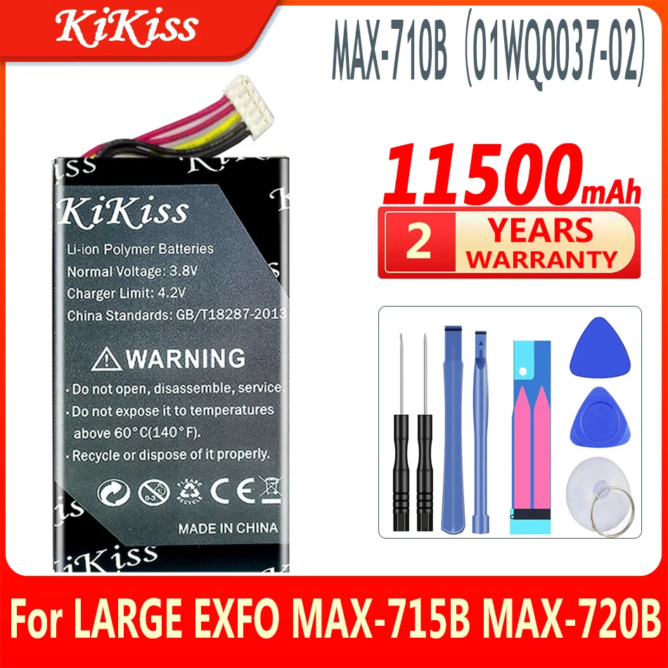 

KiKiss 100% New Battery MAX-710B (01WQ0037-02) 11500mAh for LARGE EXFO MAX-715B MAX-720B MAX-730B 710B MAX-720C MAX-730C OTDR