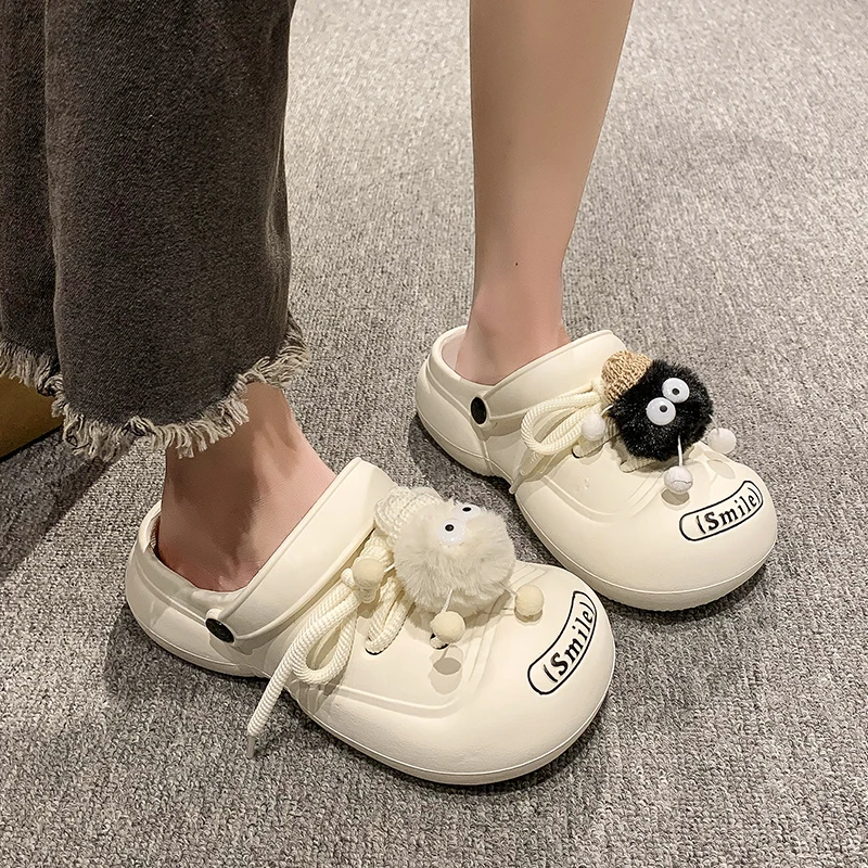 Тапки женские на шнуровке летние тапочки для взрослых и пар модные Нескользящие