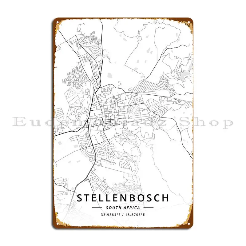 

Stellenbosch South Africa Metal Plaque Poster Cinema Club Pub Custom Classic Tin Sign Poster
