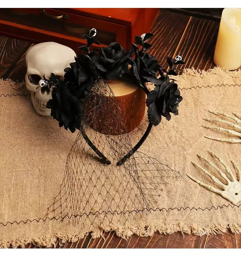 Аксессуар для костюма на Хэллоуин наклейки волос в мексиканском стиле с мертвой