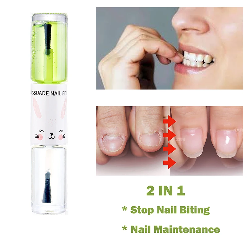 

Stop Nail Biting Treatment Nail Polish Bitter Horny Kids Adult Non-Toxic Healthy Oil Stop Thumb Sucking Healthy Oil Nail