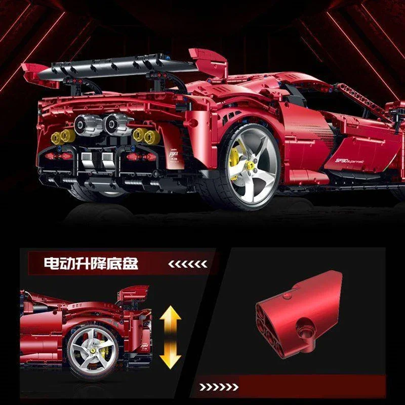 В наличии новинка 1:8 10623 3982 шт. MOC высокотехнологичная суперспортивная модель