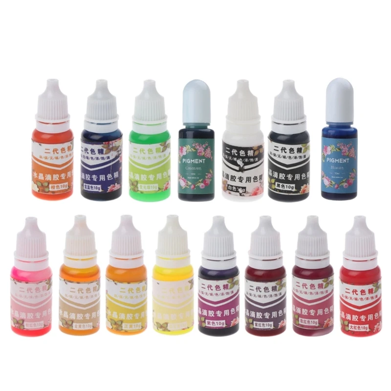 

AB Resin Coloring Epoxy Resin Pigment 15 Color Liquid Epoxy Resin Dye Highly Concentrated Epoxy Resin Colorant for Resin