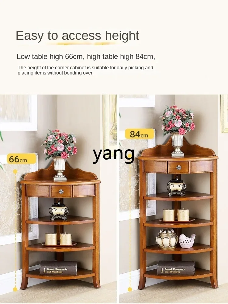 XYY угловой шкаф с деревянными краями настенный для гостиной