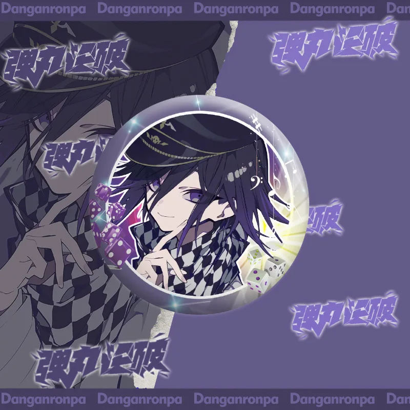 Danganronpa аниме фигурки Celestia Ludenberck komaeda nagito Enoshima Junko модный металлический значок