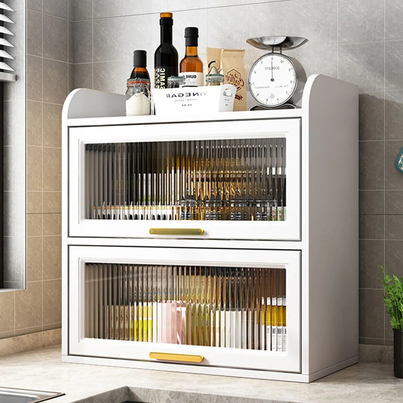 Буфетный шкаф кухонный шкафчик современные полки буфет витрина