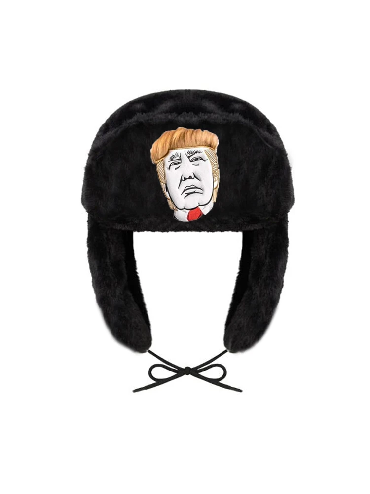 Шляпа Трампа 2024 шляпа Дональда возьмите Америку MAGA США зимняя теплая