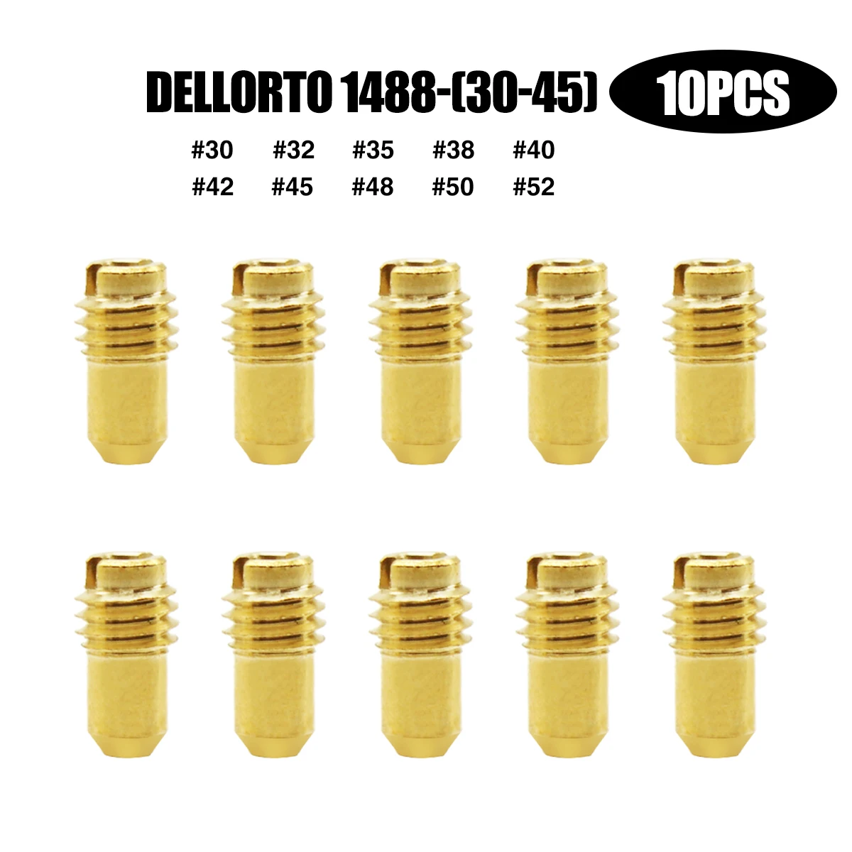 

ZSDTRP 10 шт. 1488 Dellorto PHBD MA MB UA UB PHBG Idle Jet Slow Jet Pilot Jet (30-80)(55-80)