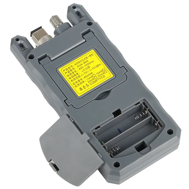 2 in 1 optical power meter -70dBm~+10dBm fiber tester 5km light multimeter decay 7 wavelength with red light pen 1mw VFL