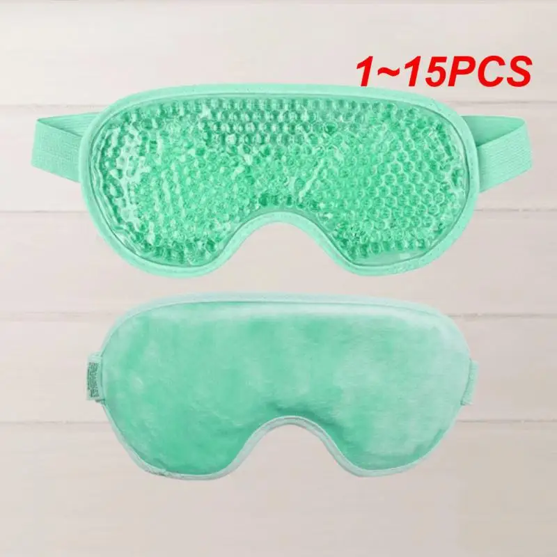 

1~15PCS New Gel Eye Mask Reusable Beads for Hot Cold Therapy Soothing Relaxing Beauty Gel Eye Mask Sleeping Ice Goggles Sleeping