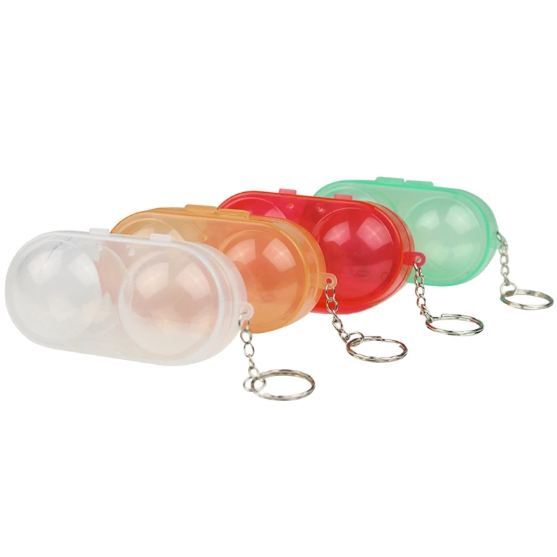 

Table Tennis Container Box Hold 2 Balls Plastic for CASE for w/Chain for Festive NEW