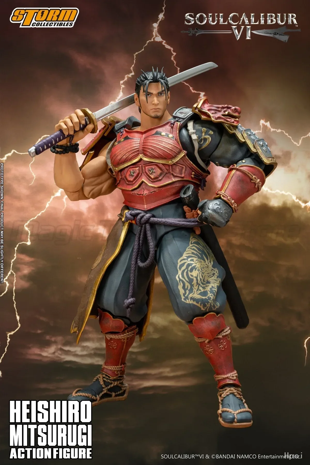 Фото В наличии: Оригинальная фигурка Storm Collectibles SOULCALIBUR VI HEISHIRO MITSURUGI, игрушка-подарок №4
