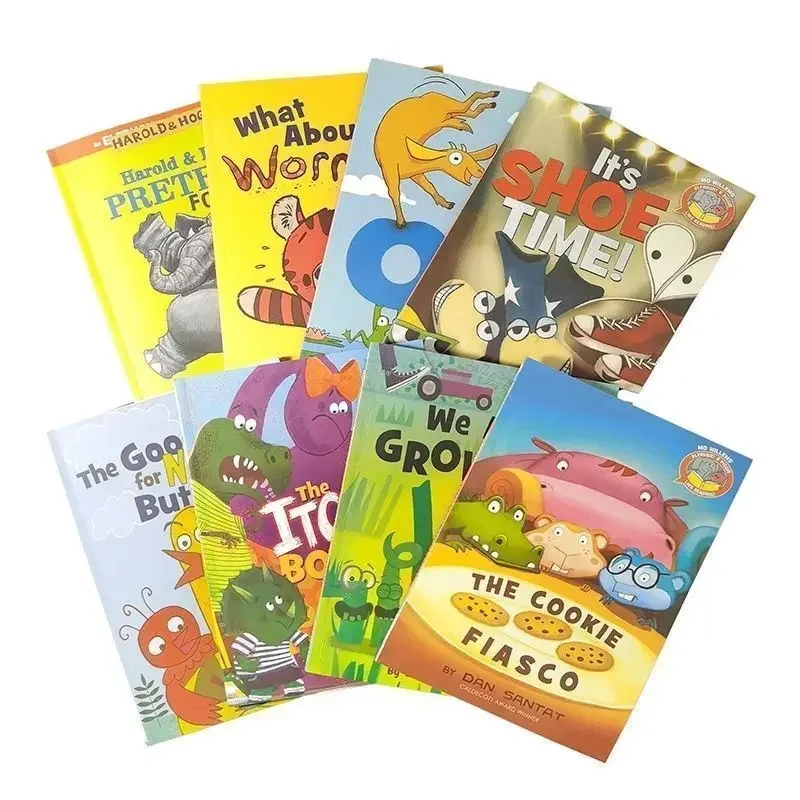 8 книг/набор второй сезон книга Kawaii Слон и свиньи интересные истории детские