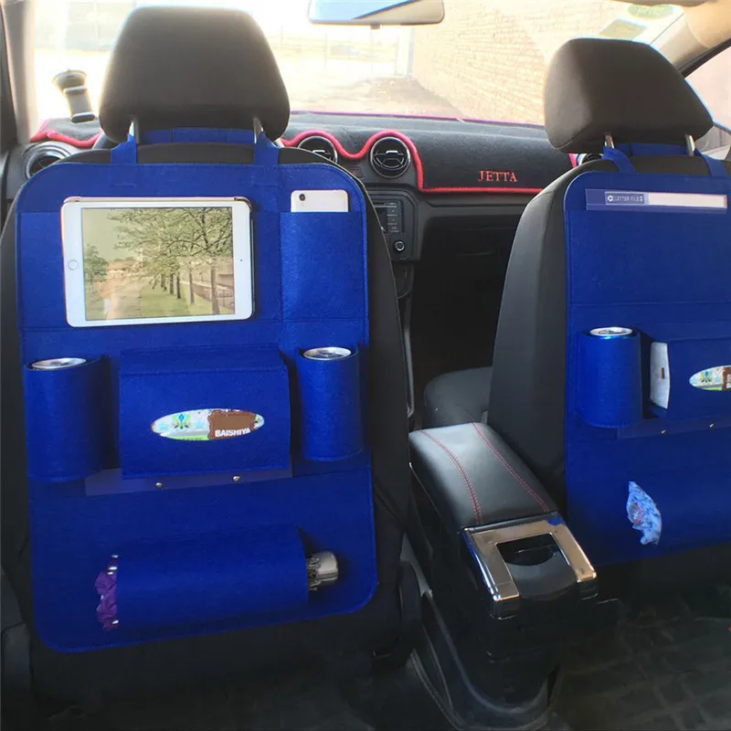 

Органайзер на заднее сиденье автомобиля, дорожная сумка для хранения, органайзер для iPad с кармашком для хранения, 9 карманов для малышей