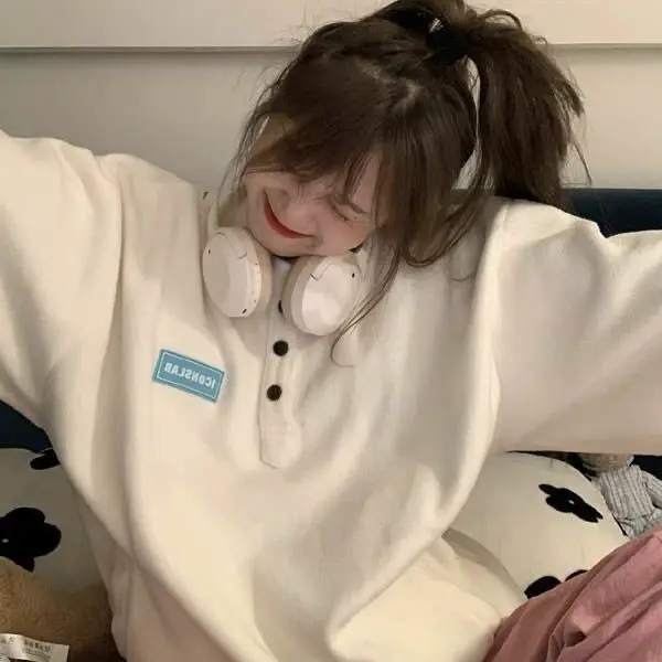 Женские толстовки с вышивкой в виде букв и сердечек женские пуловеры зимние