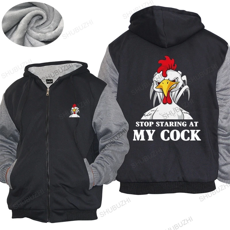 

New Arrived Mens hoodies Novelty Stop Staring My Cock Tops Men long sleeved Graphic Homme shubuzhi thick hoody euro size