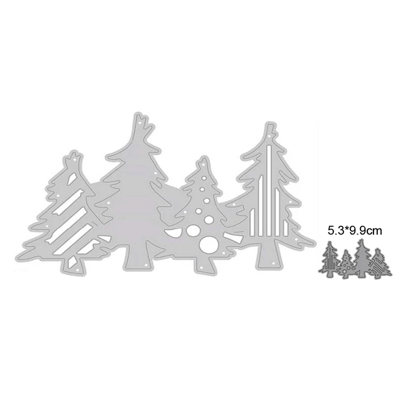 

Christmas Trees Metal Cutting Dies for DIY Scrapbooking dies Photo Card Making Decorative Craft Embossing Die Cuts Stencils dies