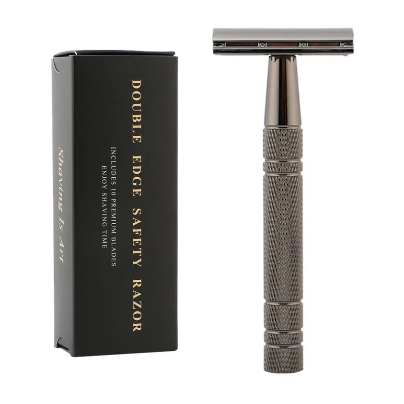 

Rose Gold Razor Classic Double Edge Safety Razor for Men Shaving&Womens Hair Removal Manual Shaver