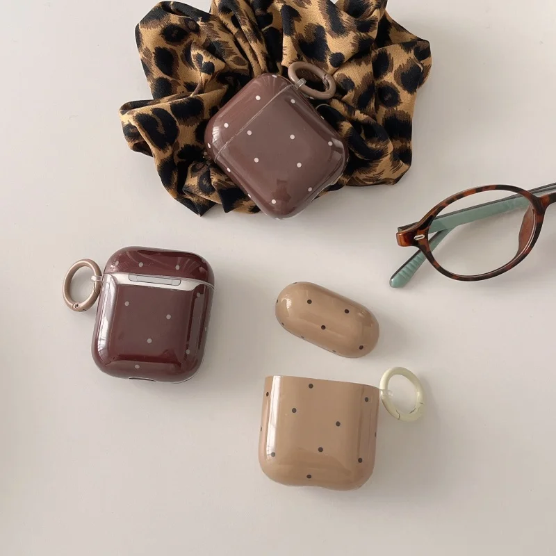 Новый чехол для наушников IMD в красной горошек с бейсбольным крючком Apple Airpods 2 Pro pro