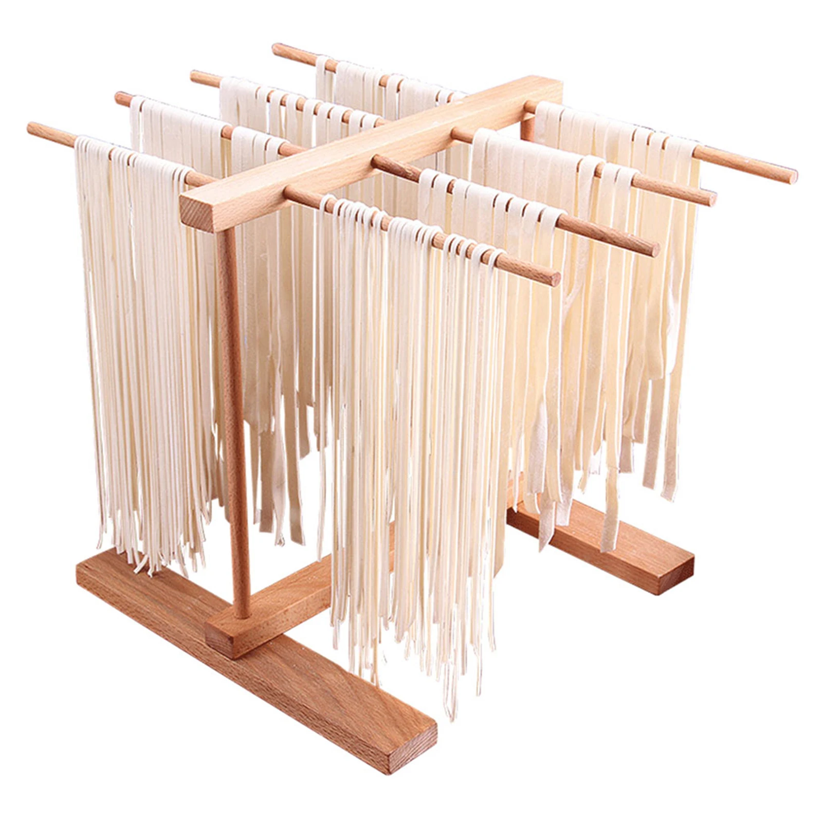 

Wooden Tools Storage Rack Holder Practical Accessories Handmade Kitchen Vermicelli Detachable Linguine Pasta Drying Noodle Dryer