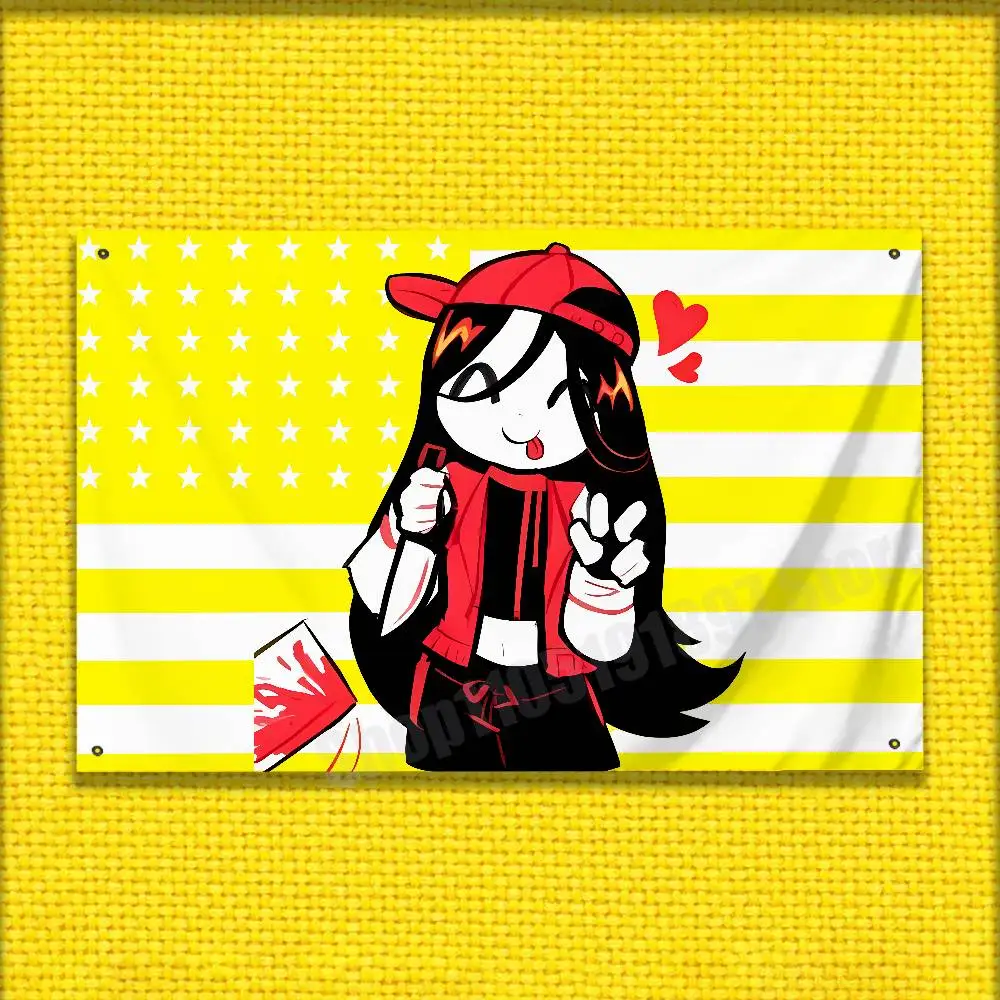 Yi Xi Singer Meat Girl Флаг для 150*200 см 60*90 см 60*110 см 80*120 см 100*150 см 50*70 см Открытый баннер Гобелен (art.: 3920d401eb16d) - 3920d401eb16d