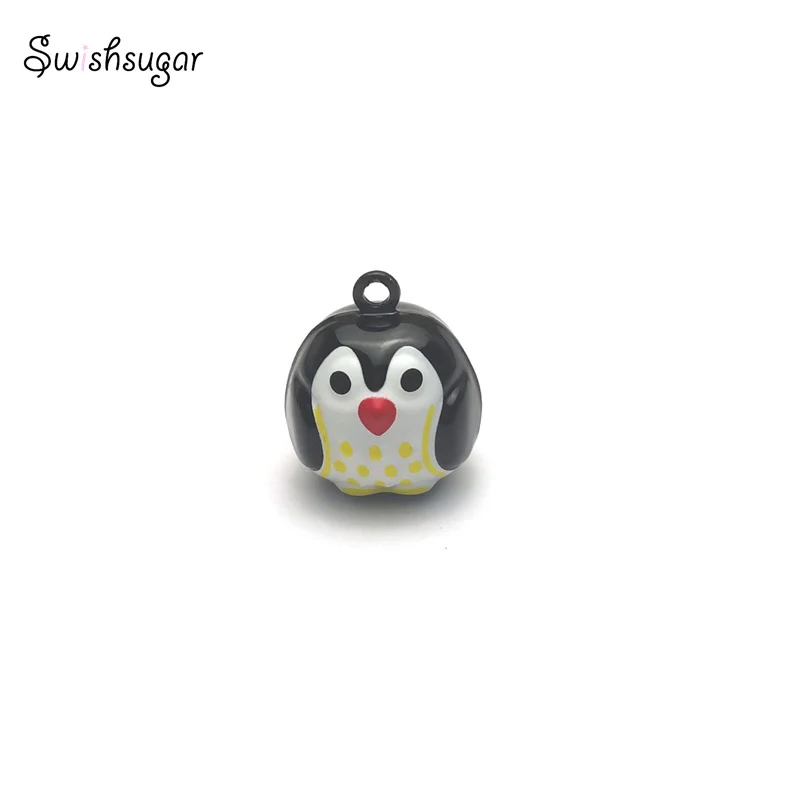 

Metal Animal Cartoon Owl Jingle Bell Charm For Necklace Pendant Jewelry Findings Craft Accessories