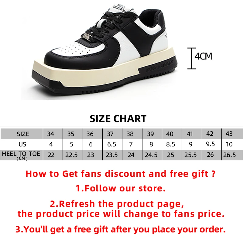 2023 Square Toe Chunky Sneakers Genuine Leather New Wedge Platform Shell Toe Breathable Vulcanized Summer Fashion Ladies Shoes