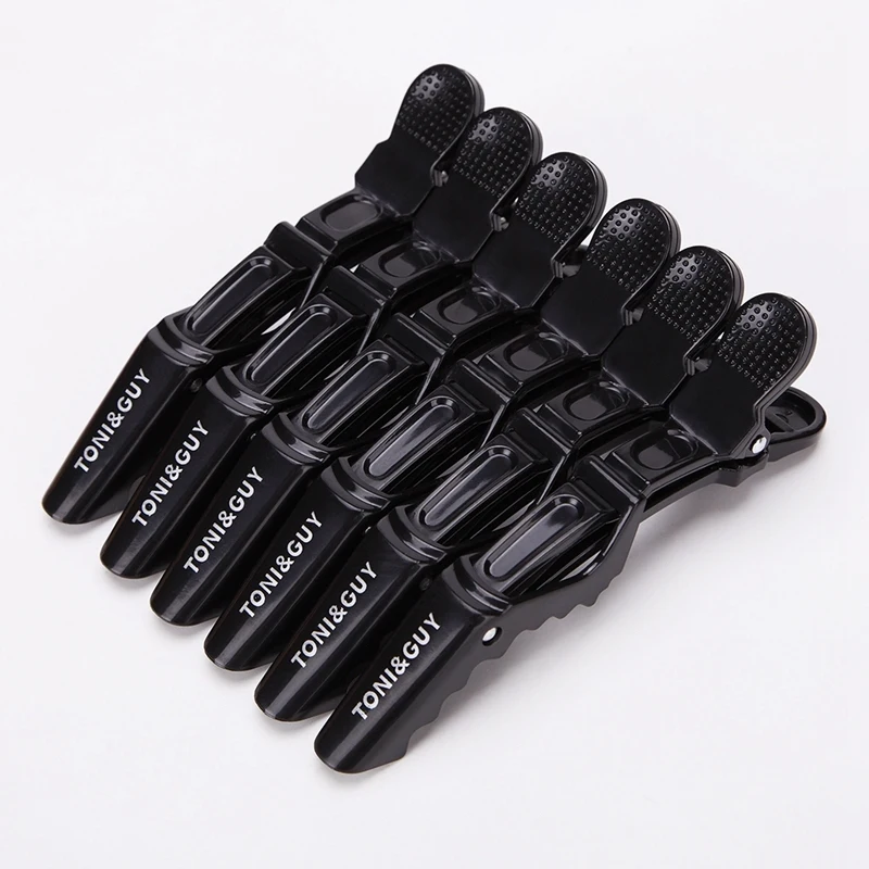 

Sdotter 6pcs/lot Plastic Hairpin Hair Clips Hairdressing Clamps Claw Section Alligator Clips Barber For Salon Styling Hair Acces