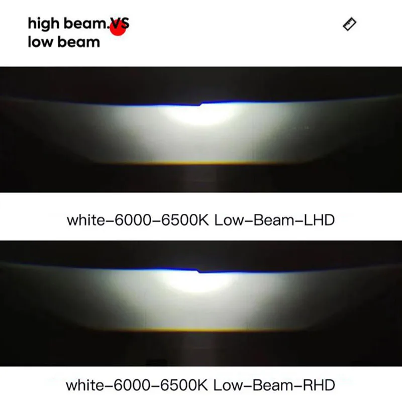 2 шт. универсальные светодиодные лампы для автомобильных фар 256 Вт