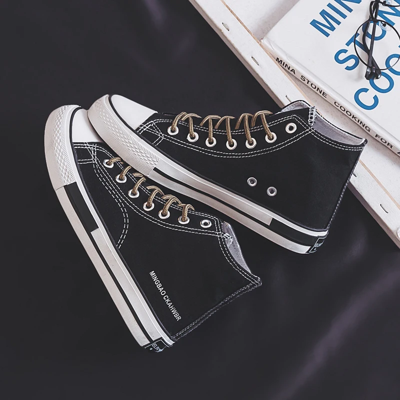 Women's Canvas Shoes Korean Style 2022 Popular Student All-Matching Cloth Shoes Casual Summer New Low Top Easy Wear Borad Shoe