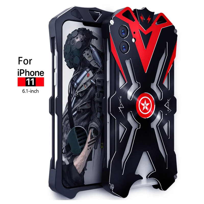 

Dropshipping Metal Steel Machinery For Iphone 11 Pro Max Heavy Duty Armor For IPhone 11 IPhone11 Pro Max Shell CASE Cover