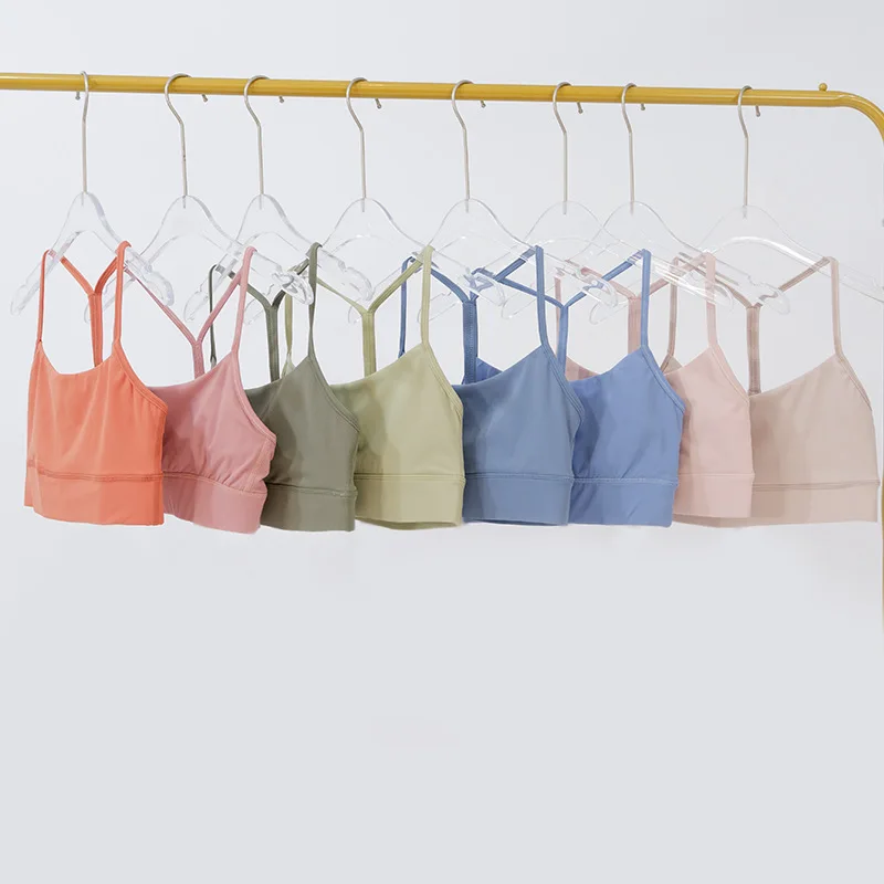 Women NWT Sports Bras Breathable Sports Underwear Jogging Padded Gym Women Suspenders Vest Running Lingerie Custom Logo