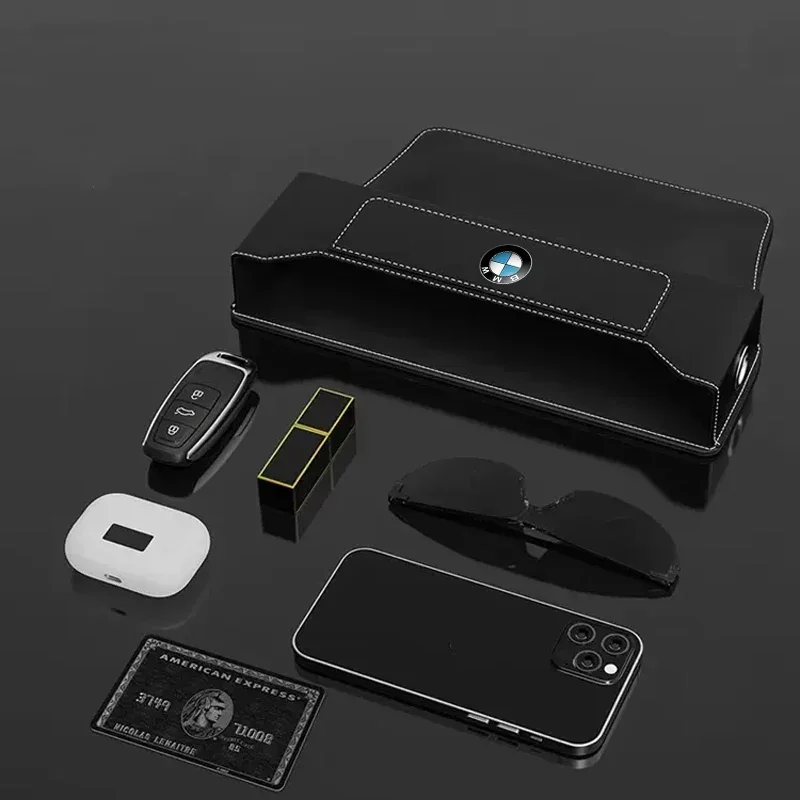 Многофункциональный кожаный органайзер для автомобильного сиденья BMW X1 X3 X5 X6 X7 1 3