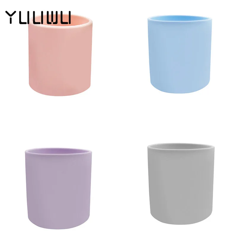 

Baby Learning Drinking Cup BPA-free Heat-Resistant Silicone Cup Water Mug Infant Toddler Drinkware Learn To Drink Cup for Kids
