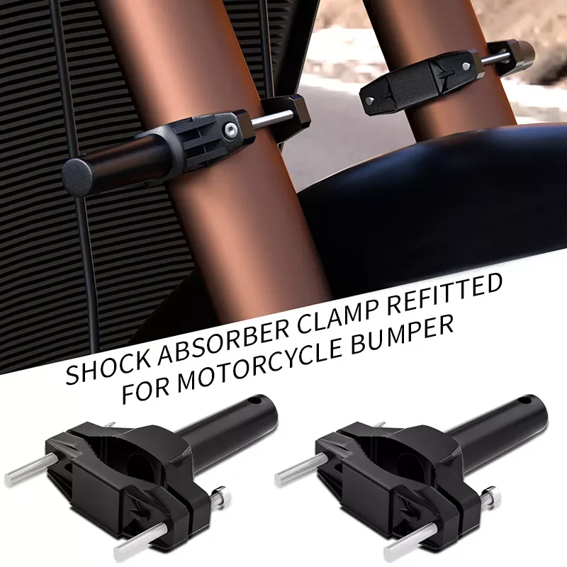 

2PCS Motorcycle Bracket Mount Motorcycle Mirror Clamp Handle Rear View Mirror Holder Bumper Modified Headlight Stand LED Base