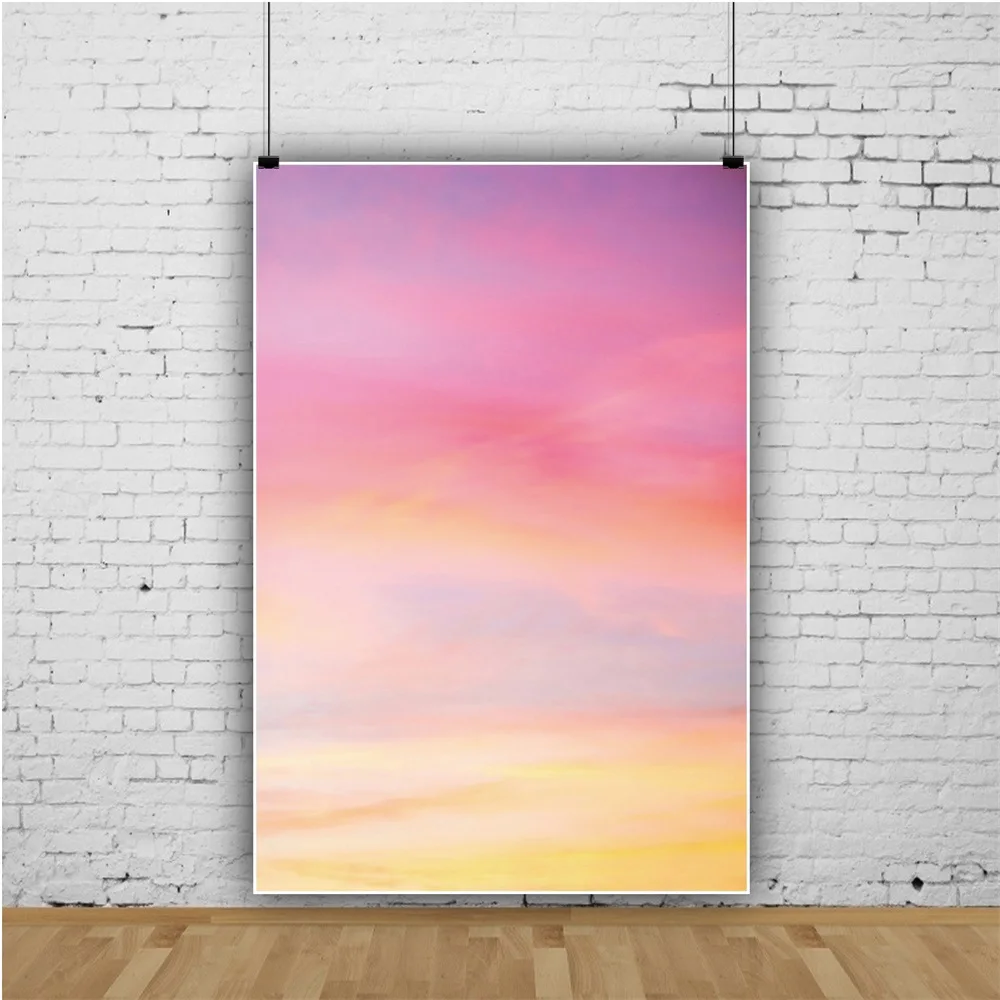 

Виниловый фон для студийной фотосъемки с градиентом фиолетового и розового цветов