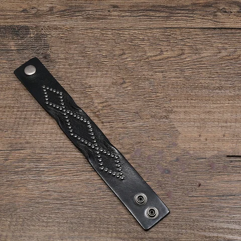 VOQ Ретро браслет из кожи