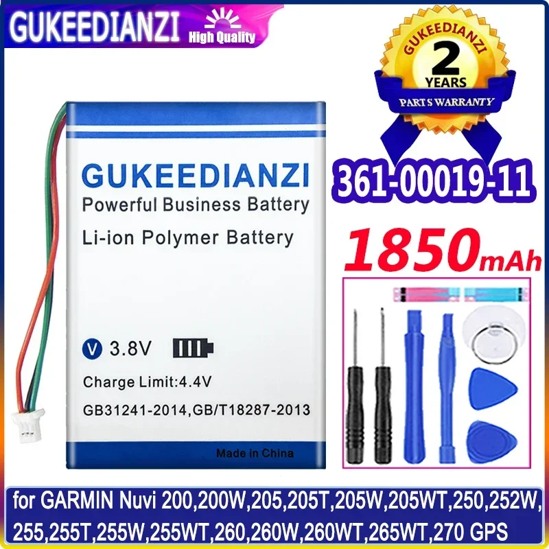 Аккумулятор для Garmin Nuvi 200 Вт 205 250 252 265 3590LM 700 (3 линии) 710 760T 765