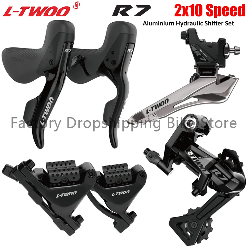 

LTWOO R7 2X10 Speed Aluminum Alloy Hydraulic Disc Brake Road Bike Groupset 10S 32T Rear Derailleur Bicycle Parts