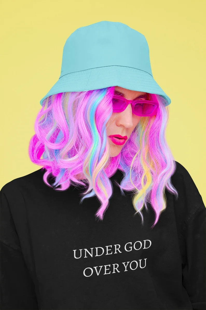 

Sugarbaby Under God Over You T-shirt Unisex Aesthetic t shirt Cotton Graphic tee Fashion Women Tumblr t shirt Drop Shipping