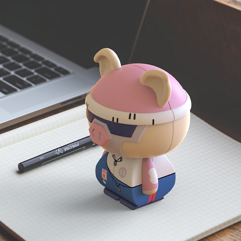 Новый 2x2 кубик свиньи 2x2x2 волшебная свинья детские игрушки 3-12 головоломка для