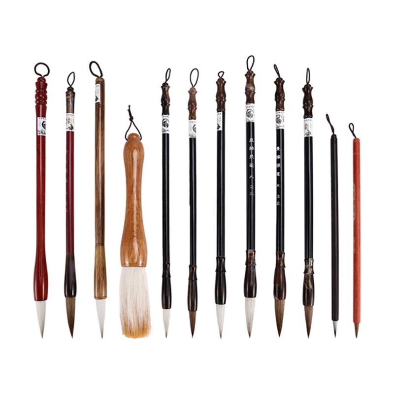 Набор кистей для китайской каллиграфии 12 шт. набор рисования и письма