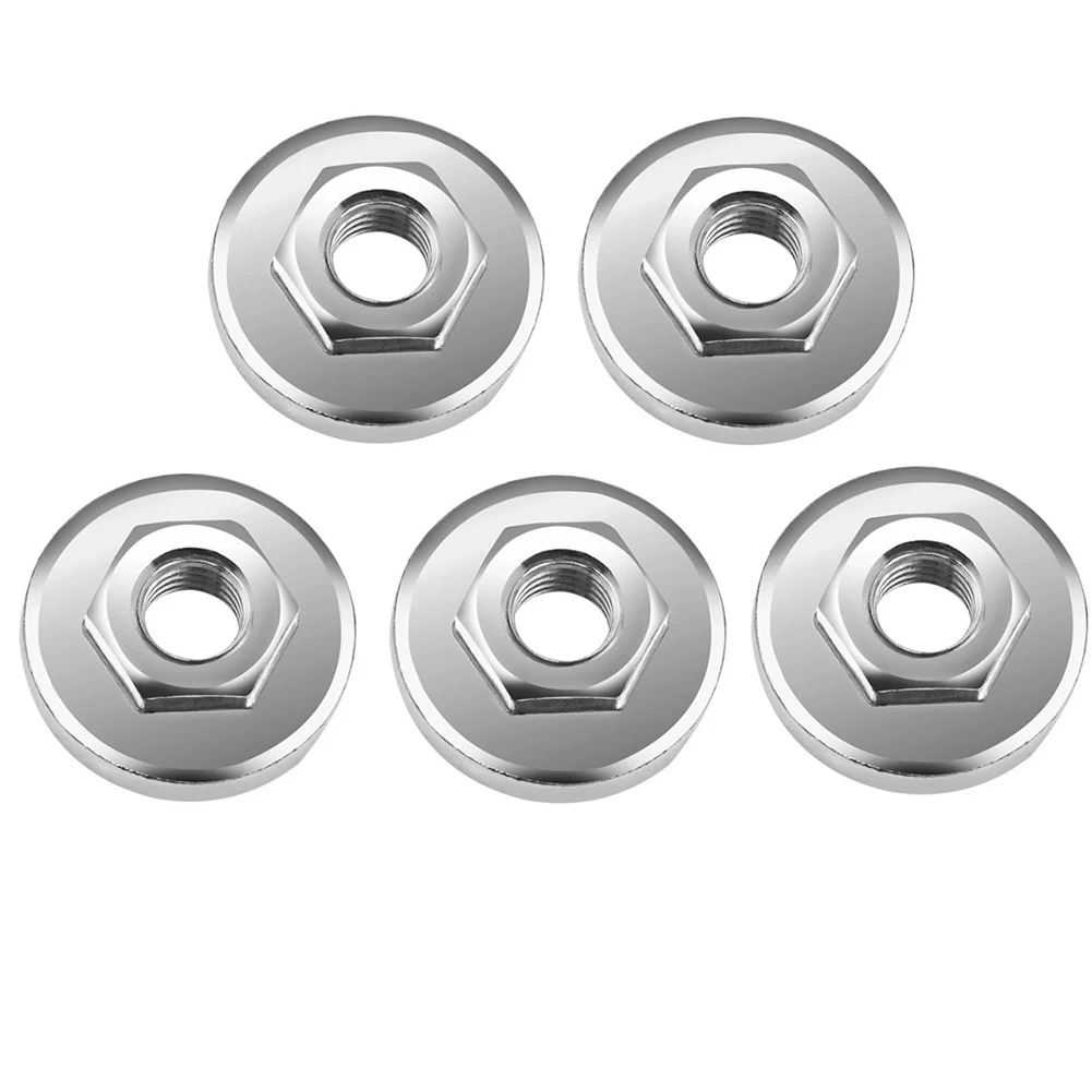 

5PCS Hex Nut Tools Replacement For Angle Grinder Chuck Locking Plate Quick Clamp High Quality Material, Durable