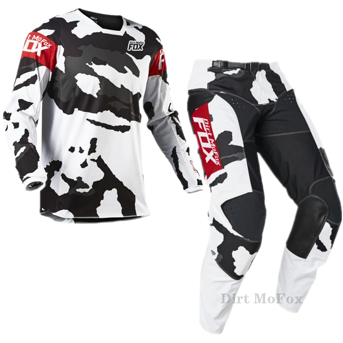 2021 Dirt MoFox MX 180/360 Motocross Jersey Pants Gear Set For Honda Motorbike MTB Bike Mountain Bicycle Street Moto Suits | Автомобили и