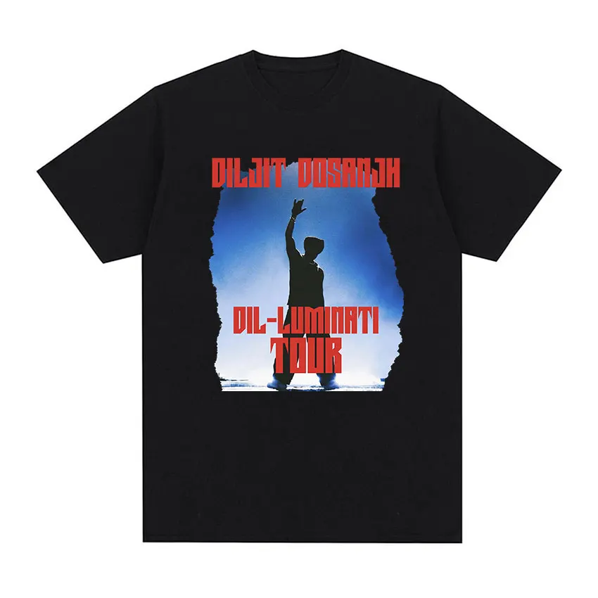 Футболка Diljit Dosanjh Dil-Luminati Tour 2024 Мужская футболка с графическим рисунком винтажная